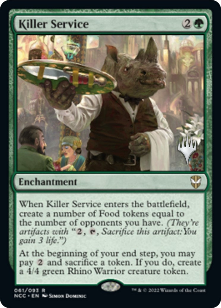 Image for Killer Service (61) (Promo Pack: Streets of New Capenna) - Magic: The Gathering