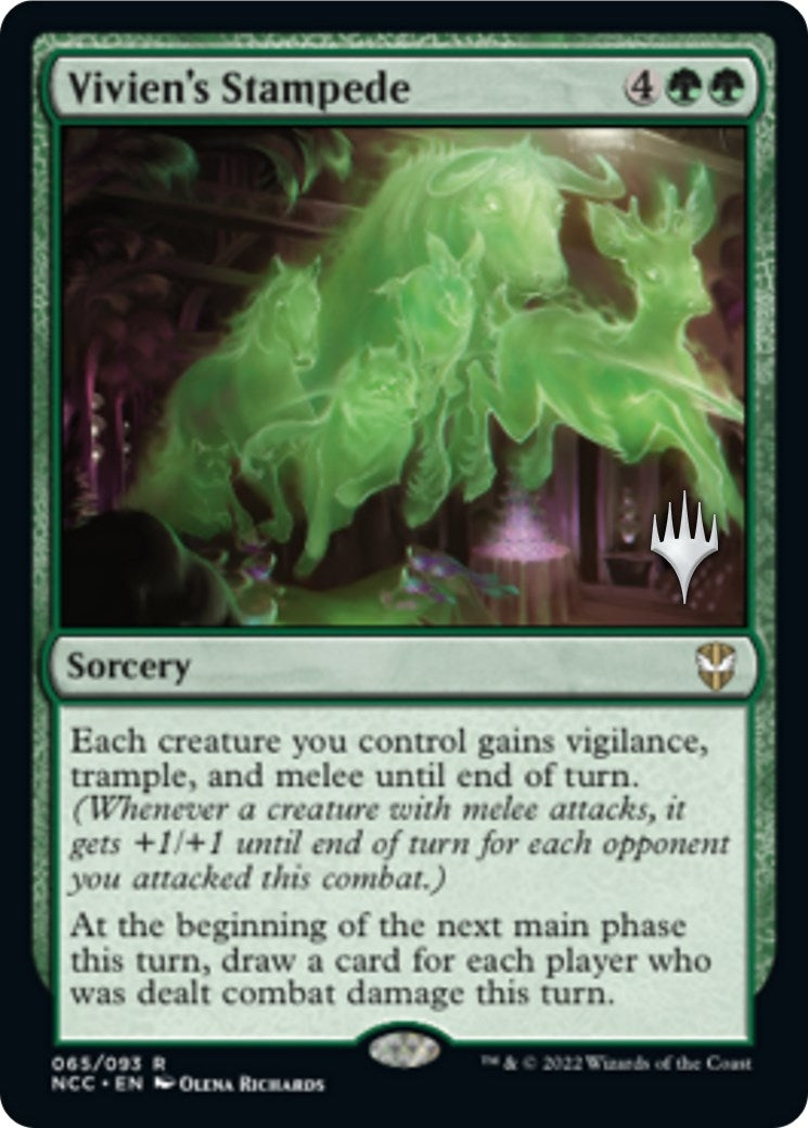 Image for Vivien's Stampede (65) (Promo Pack: Streets of New Capenna) - Magic: The Gathering