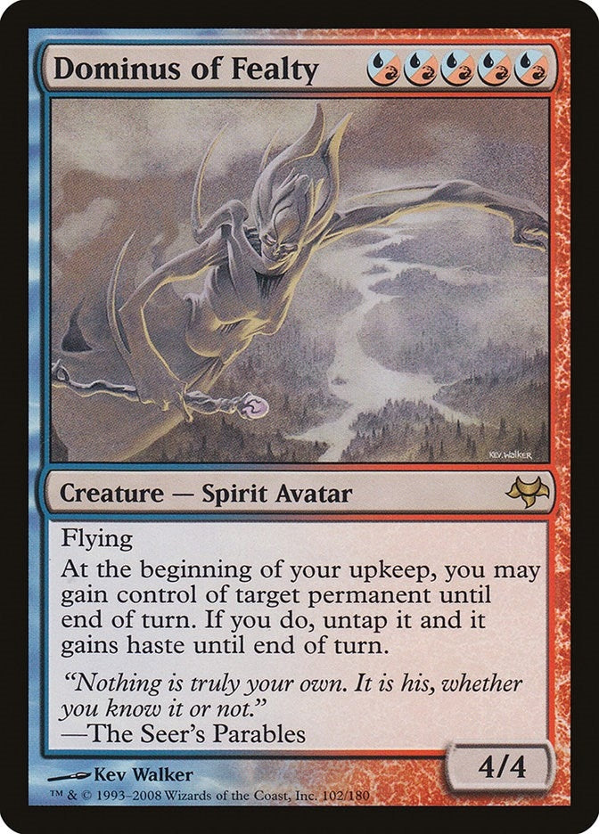 Image for Dominus of Fealty (102) (Eventide) - Magic: The Gathering