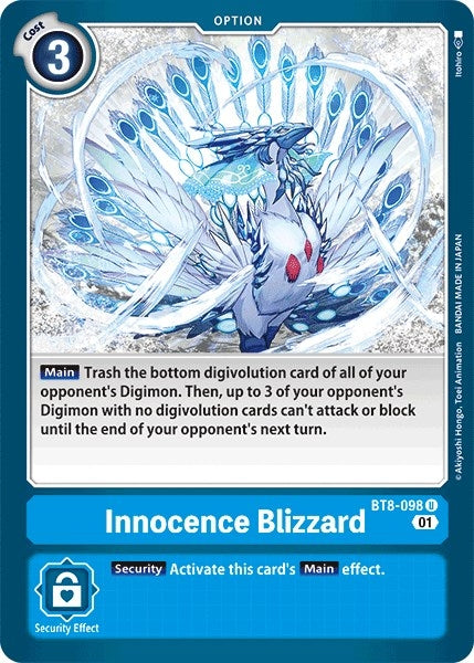 Image for Innocence Blizzard (BT8-098 U) (New Awakening) - Digimon Card Game
