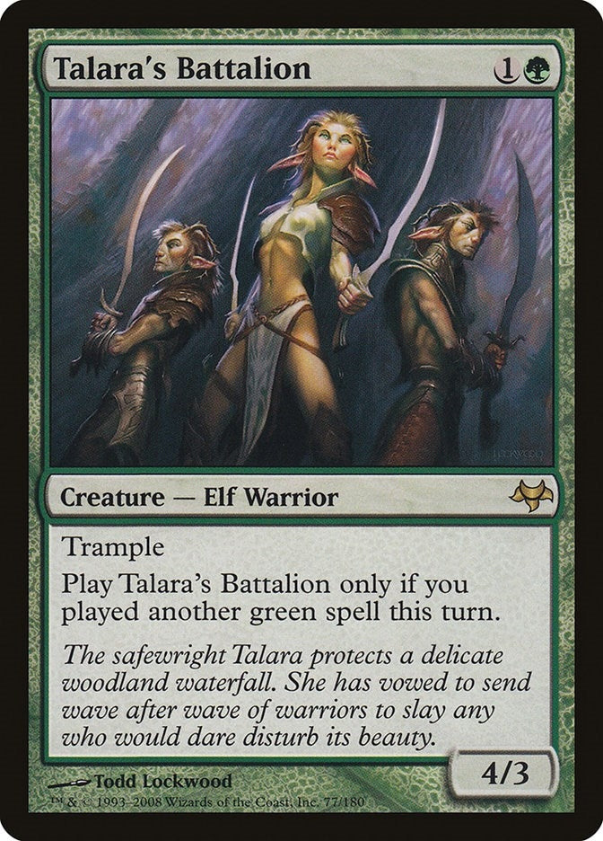 Image for Talara's Battalion (77) (Eventide) - Magic: The Gathering