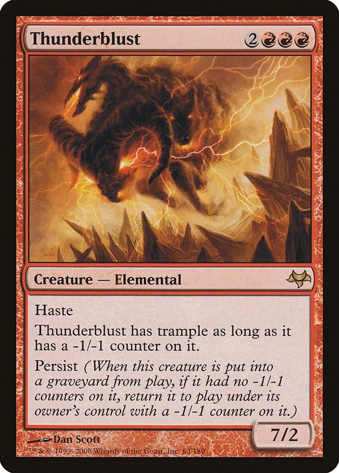 Image for Thunderblust (63) (Eventide) - Magic: The Gathering