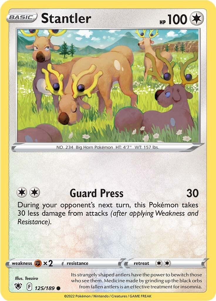 Image for Stantler (125/189) (SWSH10: Astral Radiance) - Pokemon