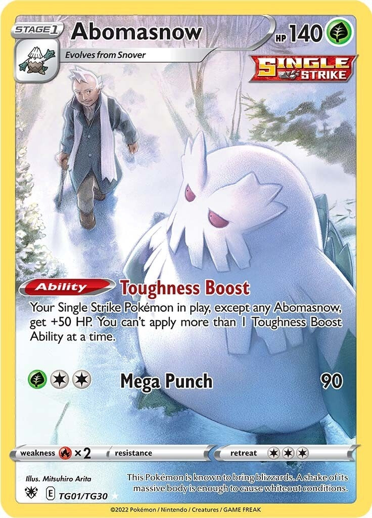 Image for Abomasnow (TG01/TG30) (SWSH10: Astral Radiance Trainer Gallery) - Pokemon