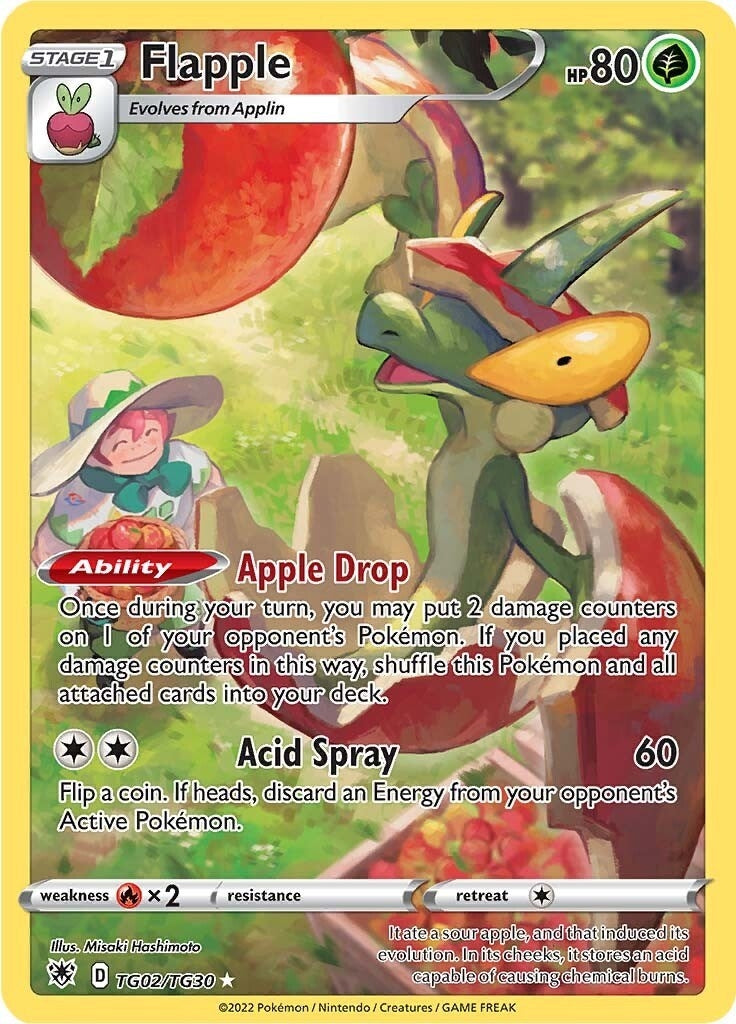 Image for Flapple (TG02/TG30) (SWSH10: Astral Radiance Trainer Gallery) - Pokemon