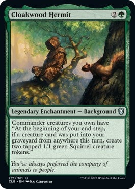 Image for Cloakwood Hermit (221) (Commander Legends: Battle for Baldur's Gate) - Magic: The Gathering