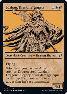 Image for Lozhan, Dragons' Legacy (Showcase) (428) (Commander Legends: Battle for Baldur's Gate) - Magic: The Gathering