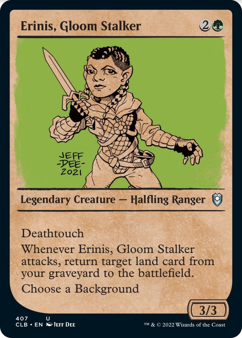 Image for Erinis, Gloom Stalker (Showcase) (407) (Commander Legends: Battle for Baldur's Gate) - Magic: The Gathering