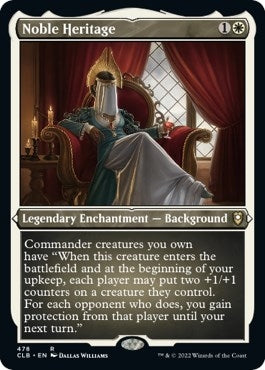 Image for Noble Heritage (Foil Etched) (478) (Commander Legends: Battle for Baldur's Gate) - Magic: The Gathering