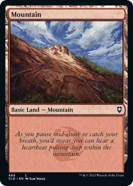 Image for Mountain (466) (466) (Commander Legends: Battle for Baldur's Gate) - Magic: The Gathering