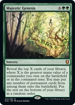 Image for Majestic Genesis (240) (Commander Legends: Battle for Baldur's Gate) - Magic: The Gathering