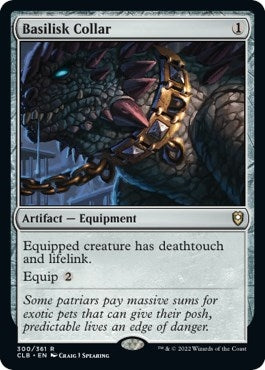 Image for Basilisk Collar (300) (Commander Legends: Battle for Baldur's Gate) - Magic: The Gathering