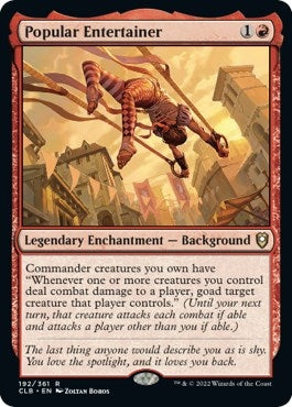 Image for Popular Entertainer (192) (Commander Legends: Battle for Baldur's Gate) - Magic: The Gathering