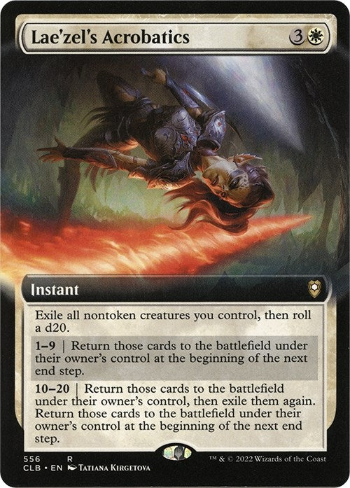 Image for Lae'zel's Acrobatics (Extended Art) (556) (Commander Legends: Battle for Baldur's Gate) - Magic: The Gathering