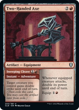 Image for Two-Handed Axe (203) (Commander Legends: Battle for Baldur's Gate) - Magic: The Gathering