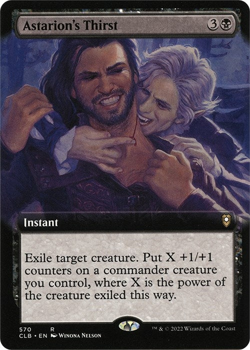 Image for Astarion's Thirst (Extended Art) (570) (Commander Legends: Battle for Baldur's Gate) - Magic: The Gathering