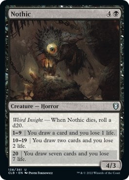 Image for Nothic (138) (Commander Legends: Battle for Baldur's Gate) - Magic: The Gathering