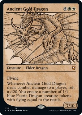 Image for Ancient Gold Dragon (Showcase) (376) (Commander Legends: Battle for Baldur's Gate) - Magic: The Gathering