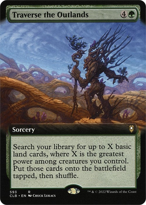 Image for Traverse the Outlands (Extended Art) (593) (Commander Legends: Battle for Baldur's Gate) - Magic: The Gathering