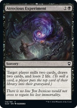 Image for Atrocious Experiment (115) (Commander Legends: Battle for Baldur's Gate) - Magic: The Gathering