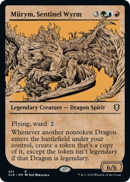 Image for Miirym, Sentinel Wyrm (Showcase) (431) (Commander Legends: Battle for Baldur's Gate) - Magic: The Gathering