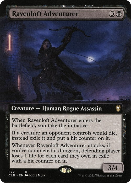 Image for Ravenloft Adventurer (Extended Art) (577) (Commander Legends: Battle for Baldur's Gate) - Magic: The Gathering