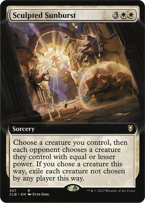 Image for Sculpted Sunburst (Extended Art) (557) (Commander Legends: Battle for Baldur's Gate) - Magic: The Gathering