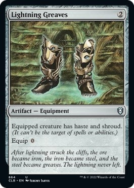 Image for Lightning Greaves (864) (Commander Legends: Battle for Baldur's Gate) - Magic: The Gathering