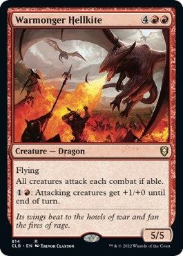 Image for Warmonger Hellkite (814) (Commander Legends: Battle for Baldur's Gate) - Magic: The Gathering