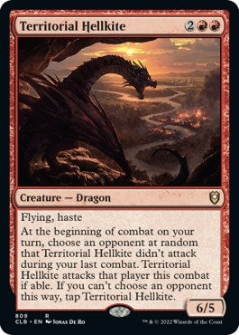 Image for Territorial Hellkite (809) (Commander Legends: Battle for Baldur's Gate) - Magic: The Gathering