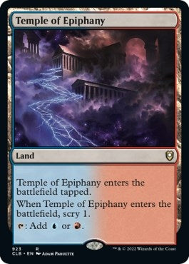Image for Temple of Epiphany (923) (Commander Legends: Battle for Baldur's Gate) - Magic: The Gathering