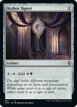 Image for Orzhov Signet (867) (Commander Legends: Battle for Baldur's Gate) - Magic: The Gathering