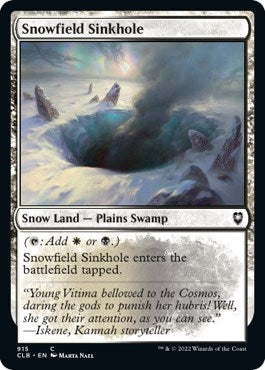 Image for Snowfield Sinkhole (915) (Commander Legends: Battle for Baldur's Gate) - Magic: The Gathering