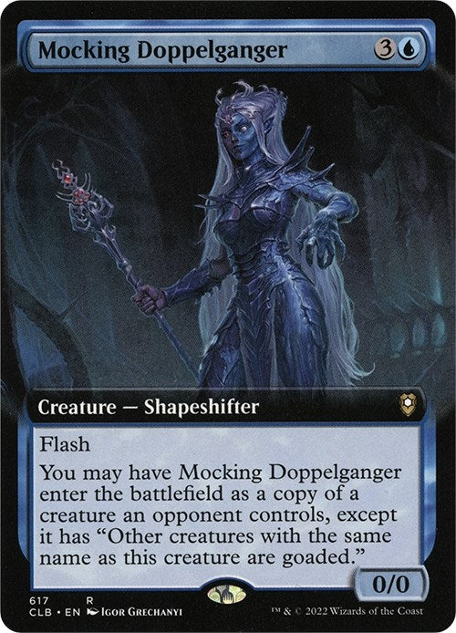 Image for Mocking Doppelganger (Extended Art) (617) (Commander Legends: Battle for Baldur's Gate) - Magic: The Gathering