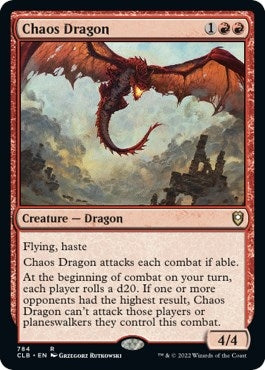 Image for Chaos Dragon (784) (Commander Legends: Battle for Baldur's Gate) - Magic: The Gathering