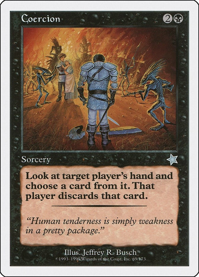 Image for Coercion (69) (Starter 1999) - Magic: The Gathering