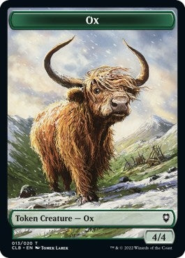 Image for Ox Token (13) (Commander Legends: Battle for Baldur's Gate) - Magic: The Gathering