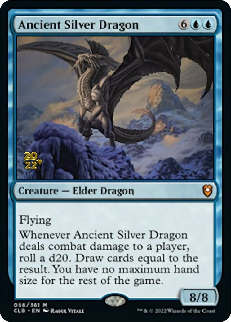 Image for Ancient Silver Dragon (56) (Prerelease Cards) - Magic: The Gathering