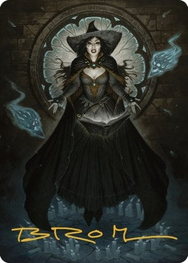 Image for Tasha, the Witch Queen Art Card (76/81) (Gold-Stamped Signature) (76) (Art Series: Commander Legends: Battle for Baldur's Gate) - Magic: The Gathering