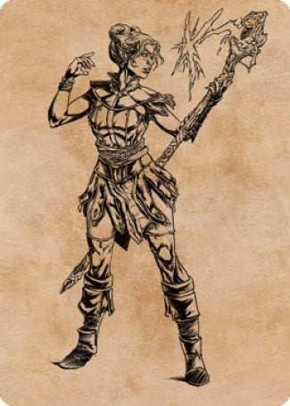 Image for Neera, Wild Mage Art Card (74) (Art Series: Commander Legends: Battle for Baldur's Gate) - Magic: The Gathering