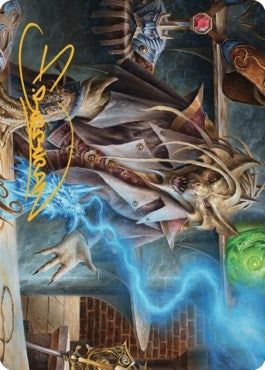 Image for Renari, Merchant of Marvels Art Card (Gold-Stamped Signature) (30) (Art Series: Commander Legends: Battle for Baldur's Gate) - Magic: The Gathering