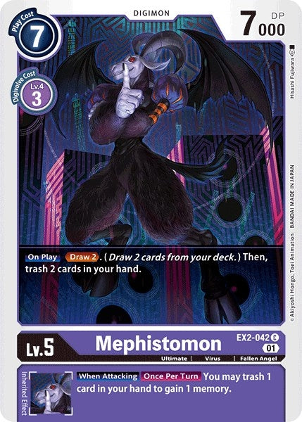 Image for Mephistomon (EX2-042 C) (Digital Hazard) - Digimon Card Game