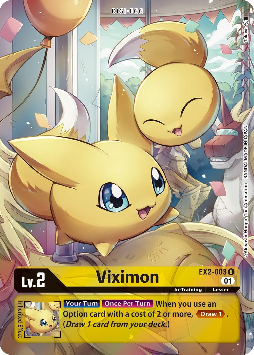 Image for Viximon (Alternate Art) (EX2-003 U) (Digital Hazard) - Digimon Card Game