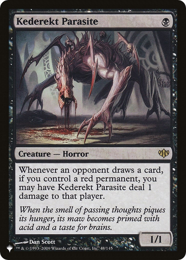Image for Kederekt Parasite (48/145) (The List Reprints) - Magic: The Gathering