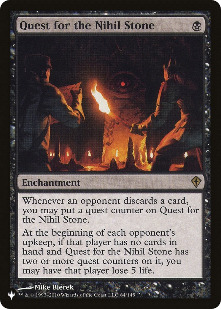 Image for Quest for the Nihil Stone (64/145) (The List Reprints) - Magic: The Gathering