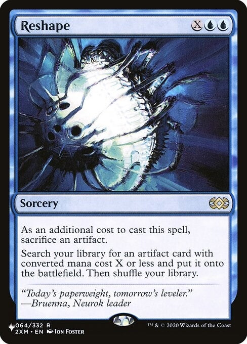 Image for Reshape (2XM) (64) (The List Reprints) - Magic: The Gathering