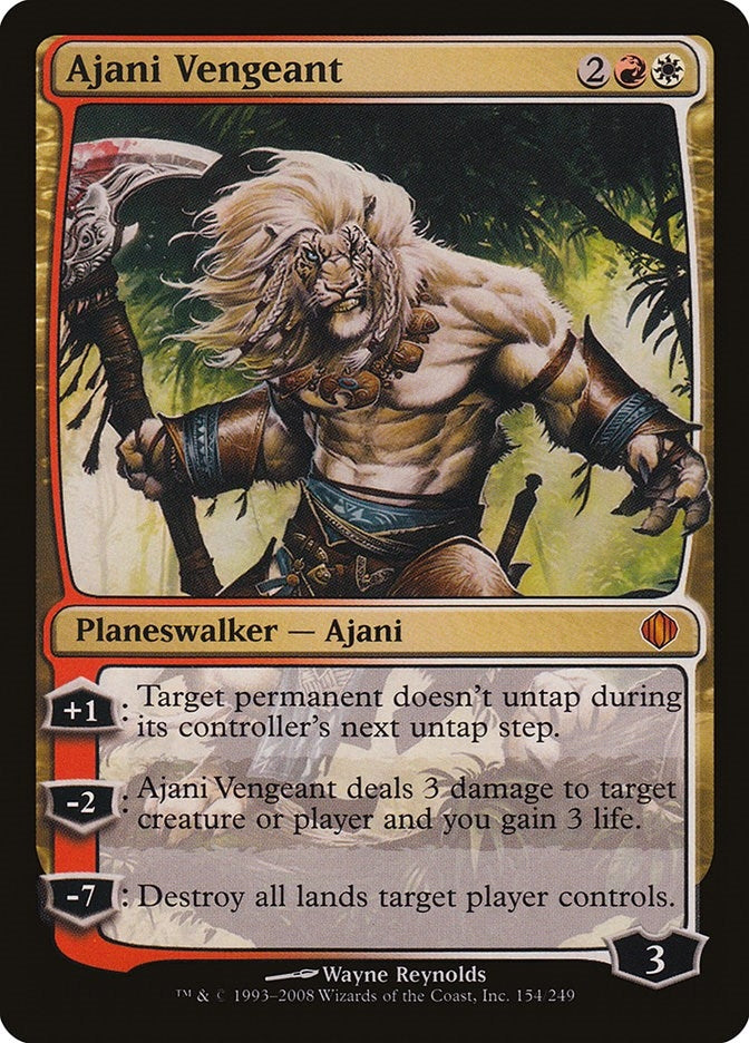 Image for Ajani Vengeant (154) (Shards of Alara) - Magic: The Gathering