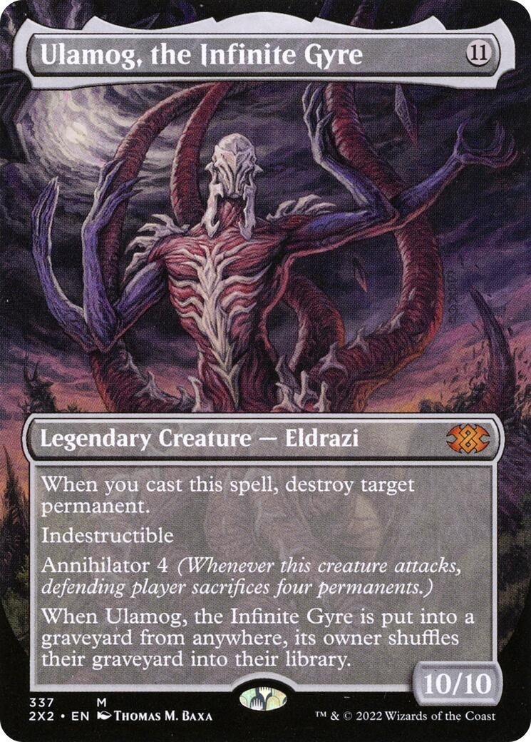 Image for Ulamog, the Infinite Gyre (Borderless) (337) (Double Masters 2022) - Magic: The Gathering