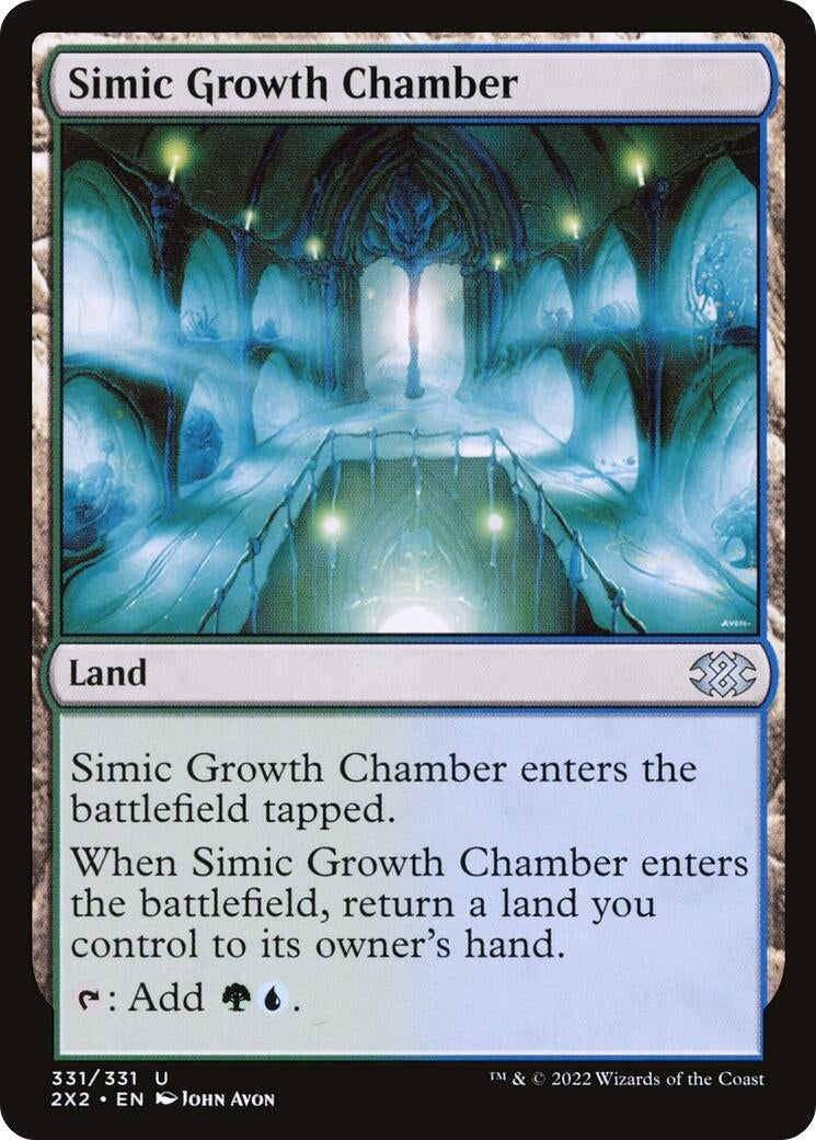 Image for Simic Growth Chamber (331) (Double Masters 2022) - Magic: The Gathering