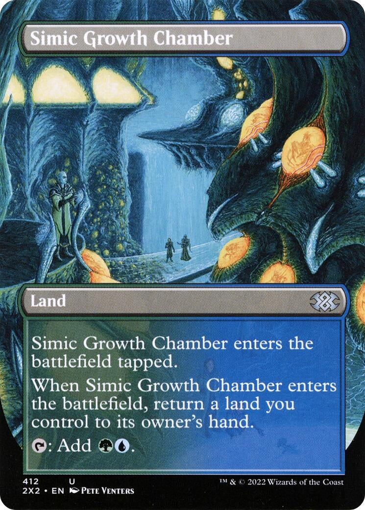Image for Simic Growth Chamber (Borderless) (412) (Double Masters 2022) - Magic: The Gathering